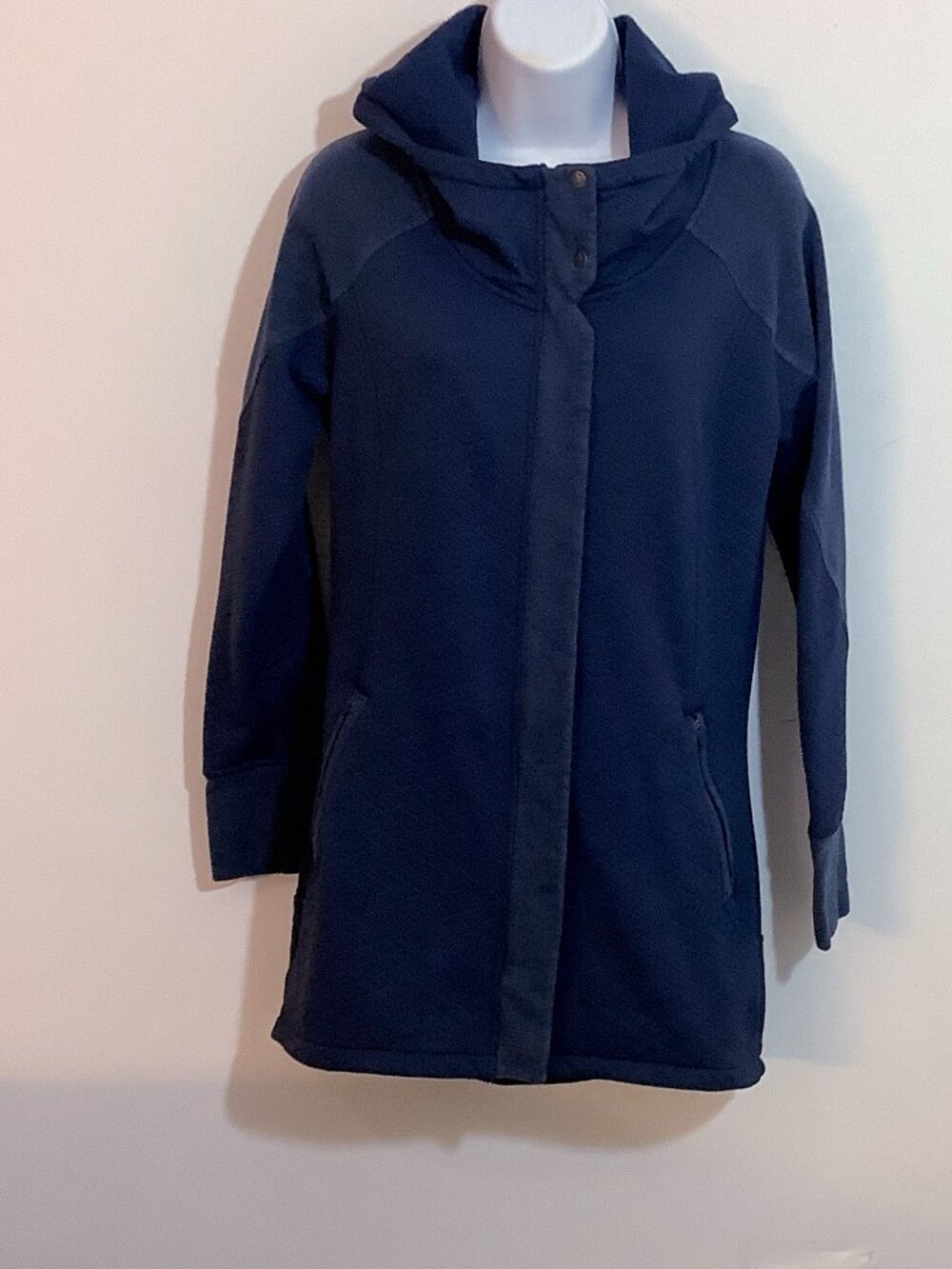 Fitted Fleece Jacket THE NORTHFACE Medium Navy Stylish Functional Outdoor Hood